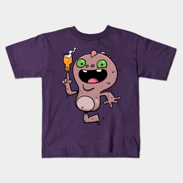 IPA Beer Monster 2021 Kids T-Shirt by striffle